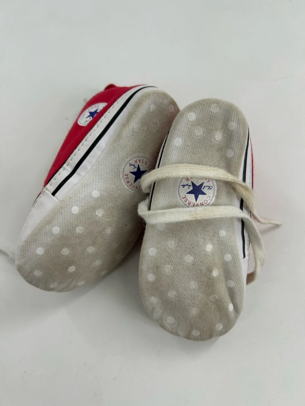 Baby Red Converse Lace-Up Sneakers - Picture 3 of 4